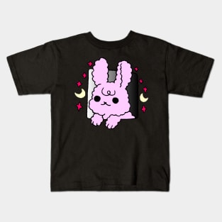 cute baby bunny peeking, cute bunny Kids T-Shirt